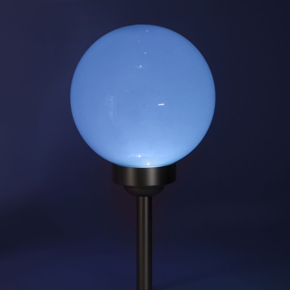 Светильник уличный ЭРА ERASF22-55 Шар на солнечной батарее садовый RGB d 15 см