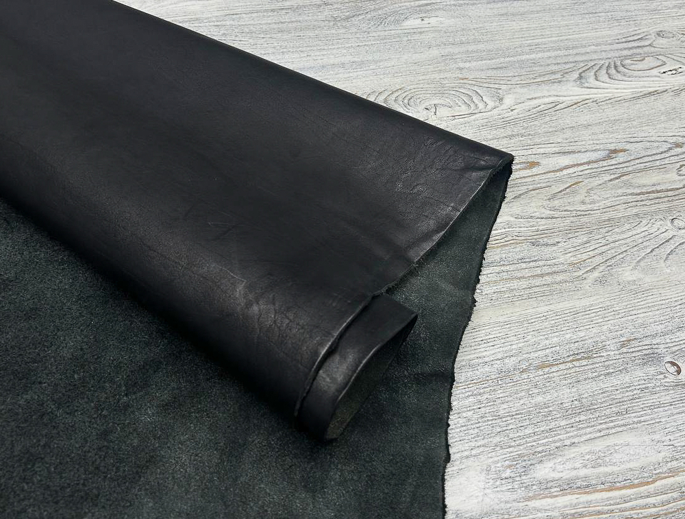 Etrusco Volanato Nero (1,6-1,8 мм), цв. Черный, натуральная кожа