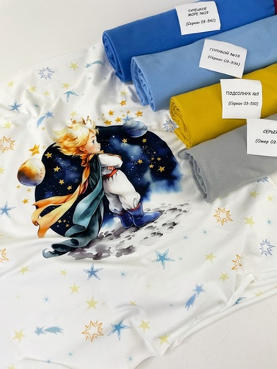 МАЛЕНЬКИЙ ПРИНЦ В ПЛАЩЕ - Кулирка с лайкрой, компакт пенье (ДЖ54)