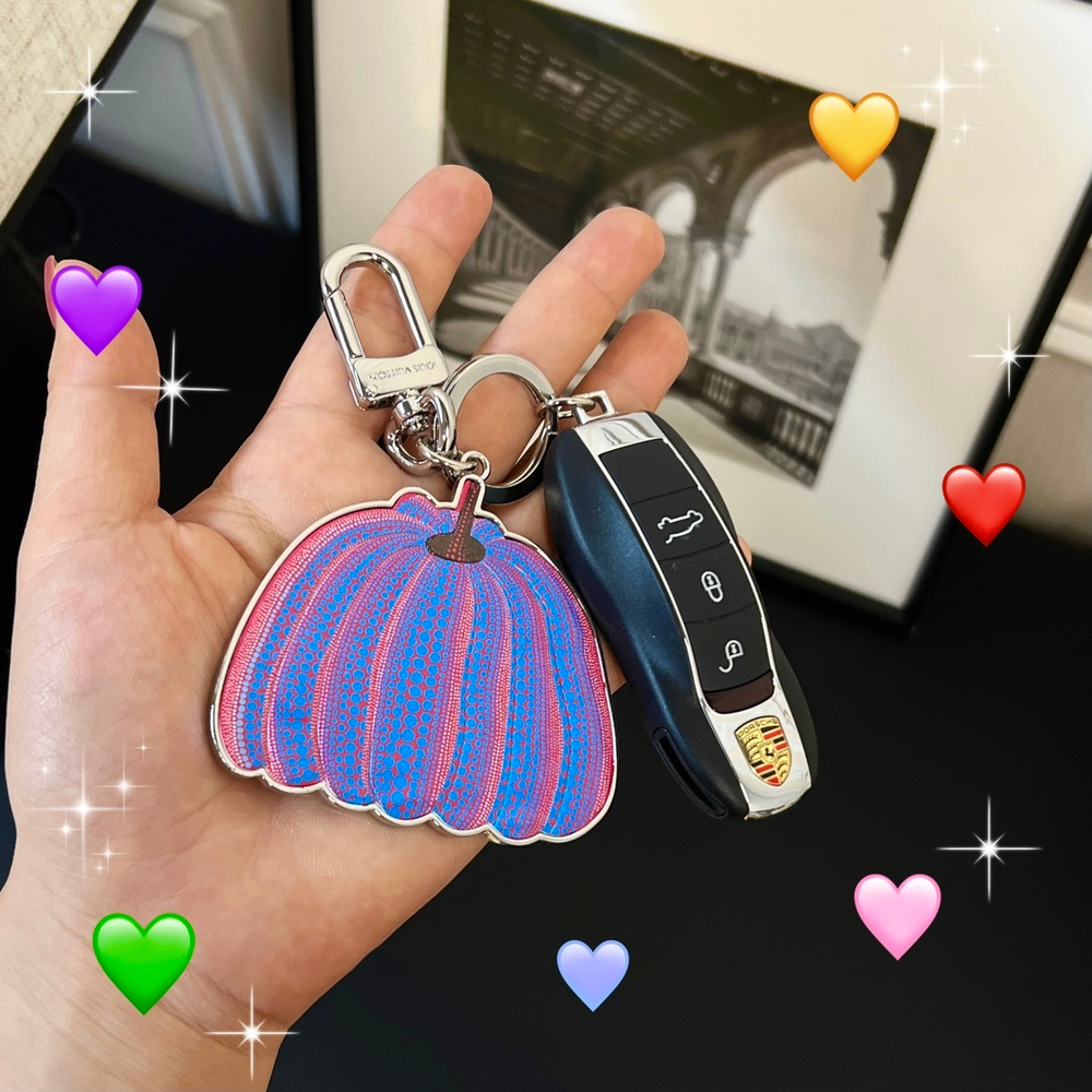 Louis Vuitton Pumpkin Key Holder And Bag Charm