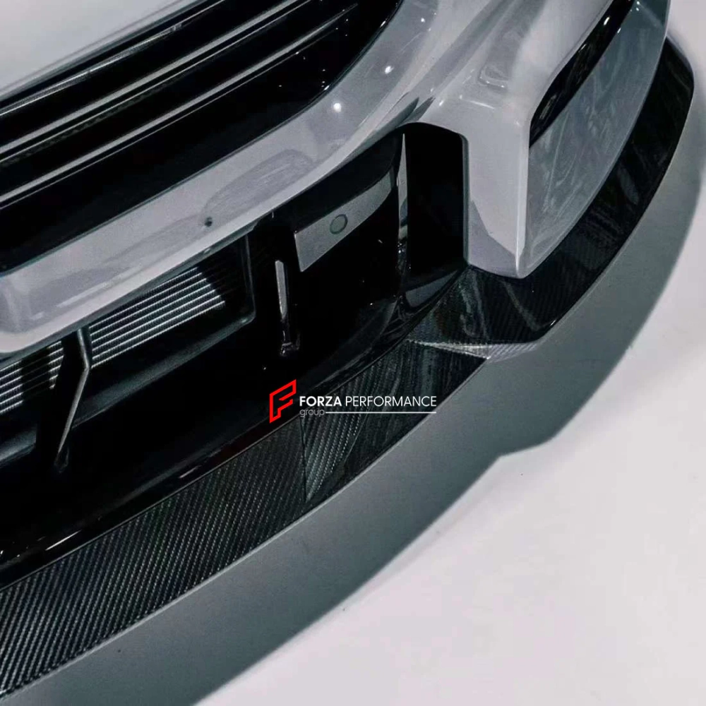 Карбоновая губа переднего бампера для BMW M2 G87 / 2 серии G42 БМВ тюнинг