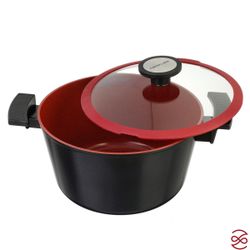 Кастрюля со стеклянной крышкой Neoflam De Chef 4,8 л, 24 см (индукция)