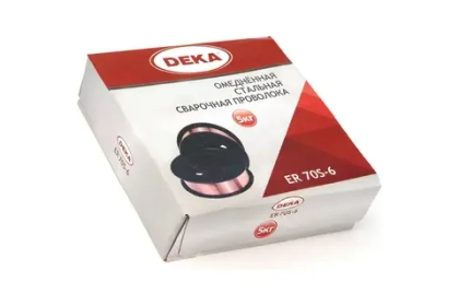 Проволока омедненная ER70S-6 (1 мм; 5 кг) DEKA