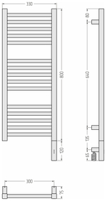 Сунержа Модус 3.1 800х300 МЭМ правый