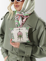 Платок «Яйцо Фаберже Ландыши» розовый