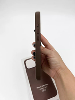 Кожаный чехол Leather Case iPhone 15 Pro MAX, Taupe Бежевый