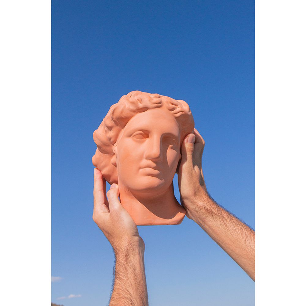 Ваза для цветов Apollo, 23,4 см, терракотовая