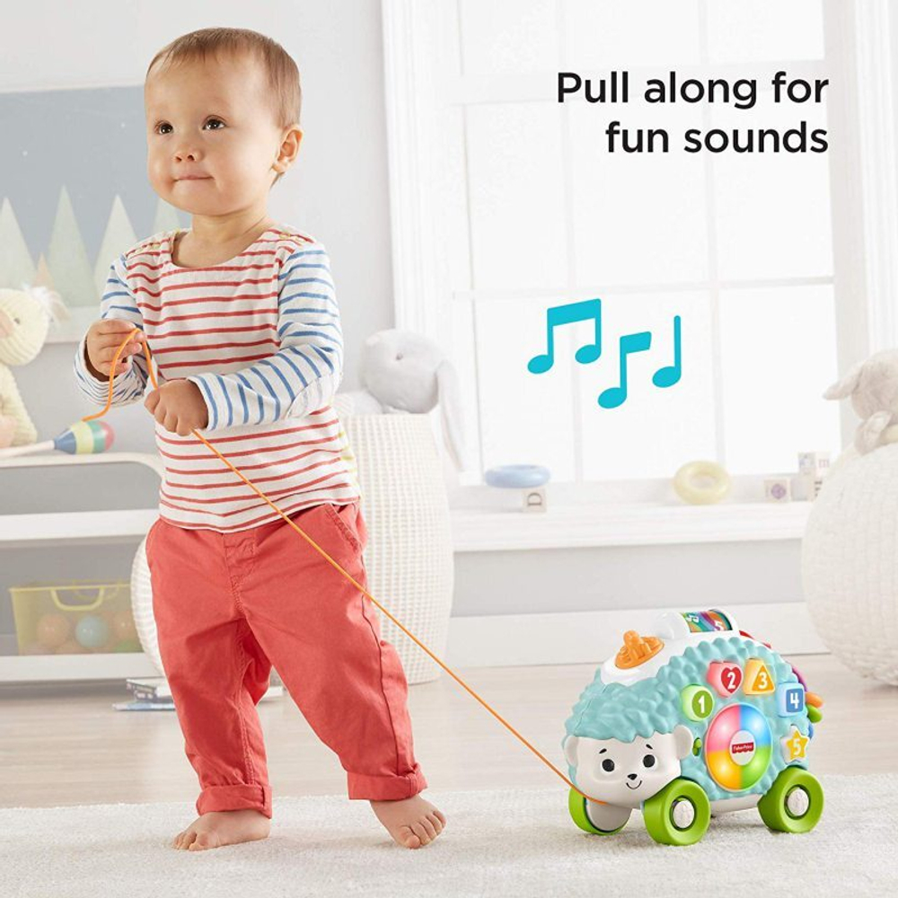 Fisher-Price Linkimals — интерактивный ёжик со светом и звуком, вер. ПЛ GJB11