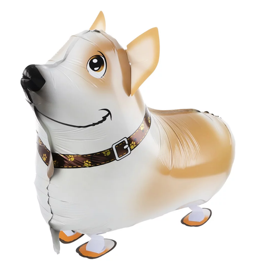 Шар 3D (24''/61 см) Ходячая Фигура, Корги, 1 шт.