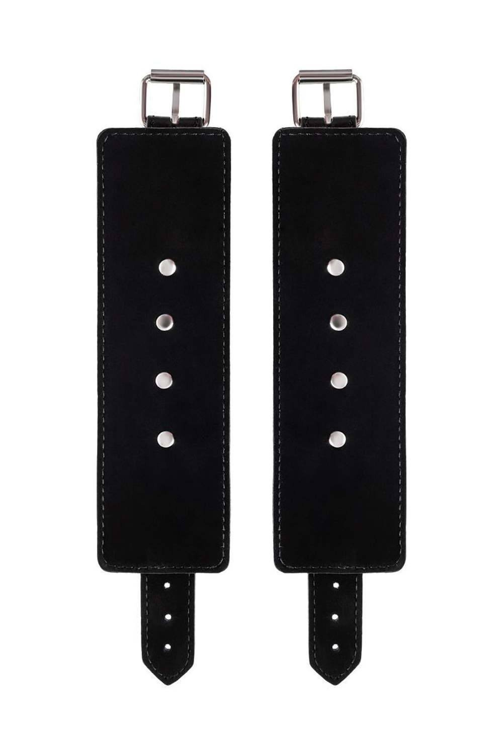 Черные наручники Anonymo на сцепке (Цвет: черный)