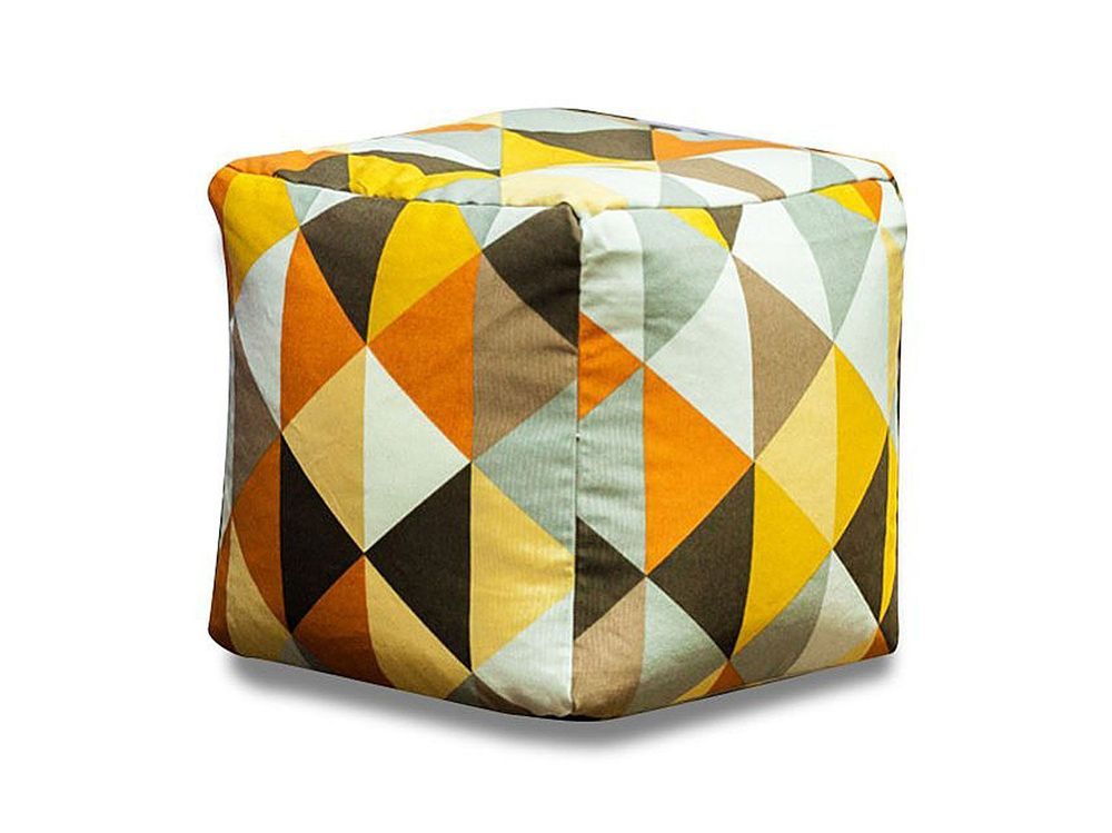 Пуфик Куб Янтарь