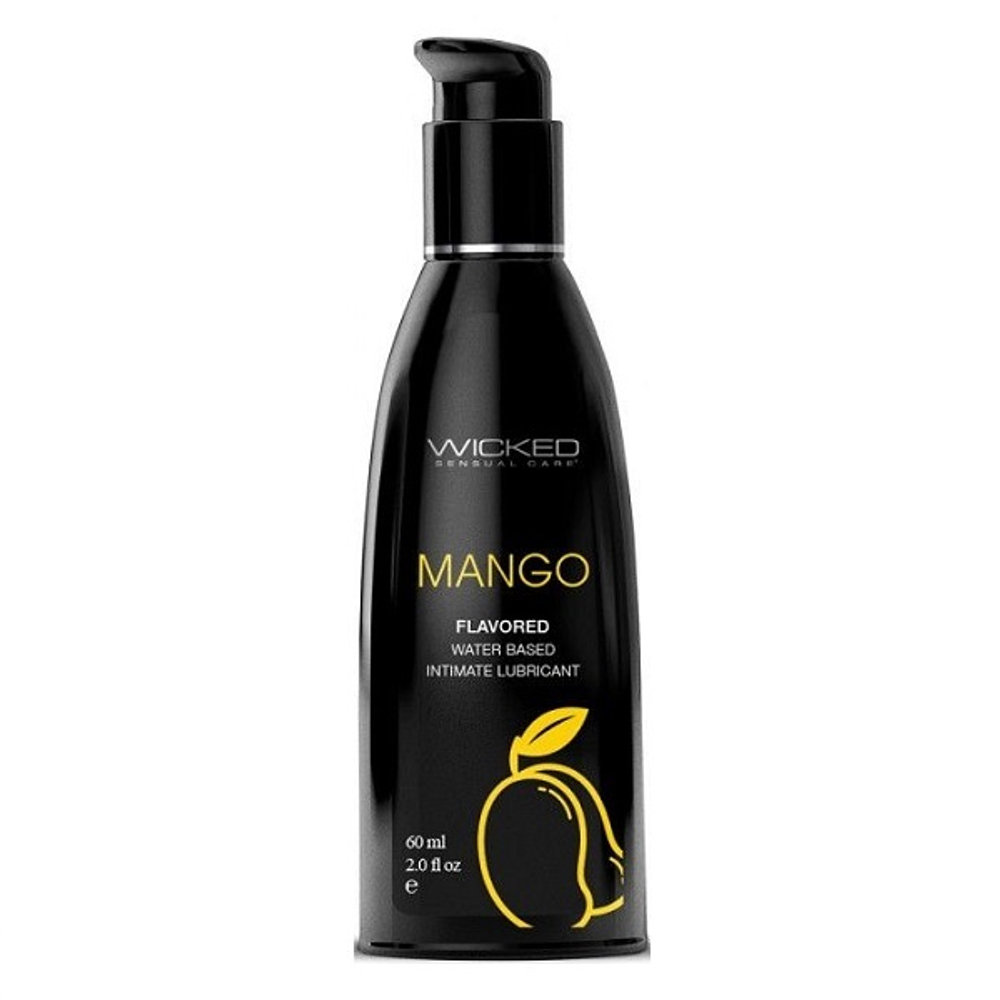 Лубрикант с ароматом манго Wicked Aqua Mango 60мл