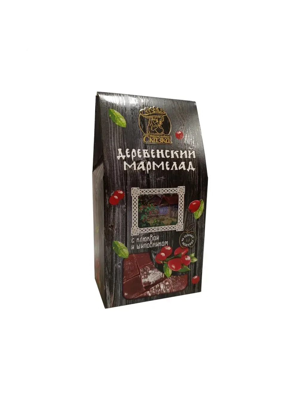 Мармелад деревенский - яблоко, клюква и шиповник 300гр