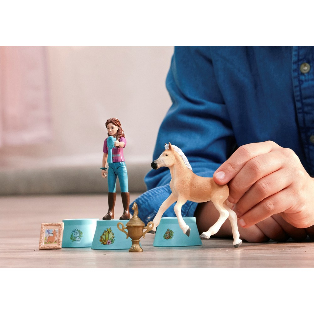 Schleich - Раздача наград с Лисой и жеребенком 81472