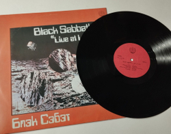 Винтажная виниловая пластинка LP Black Sabbath Блэк Сэбэт Live At Last (СССР 1990) War Pigs