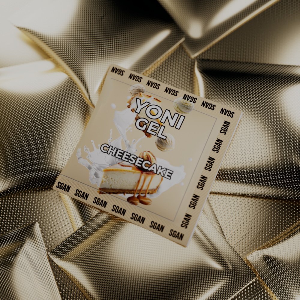 САШЕ Лубрикант для орального секса SGAN YONI GEL со вкусом чизкейка, 5 мл
