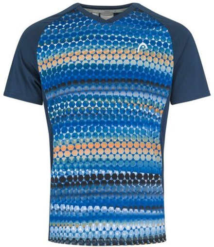 Мужская теннисная футболка Head Topspin T-Shirt - небесный