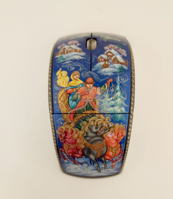 Мышь беспроводная, складная "Тройка" N5