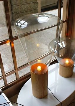 replica table lamp   Muffins Wood 1