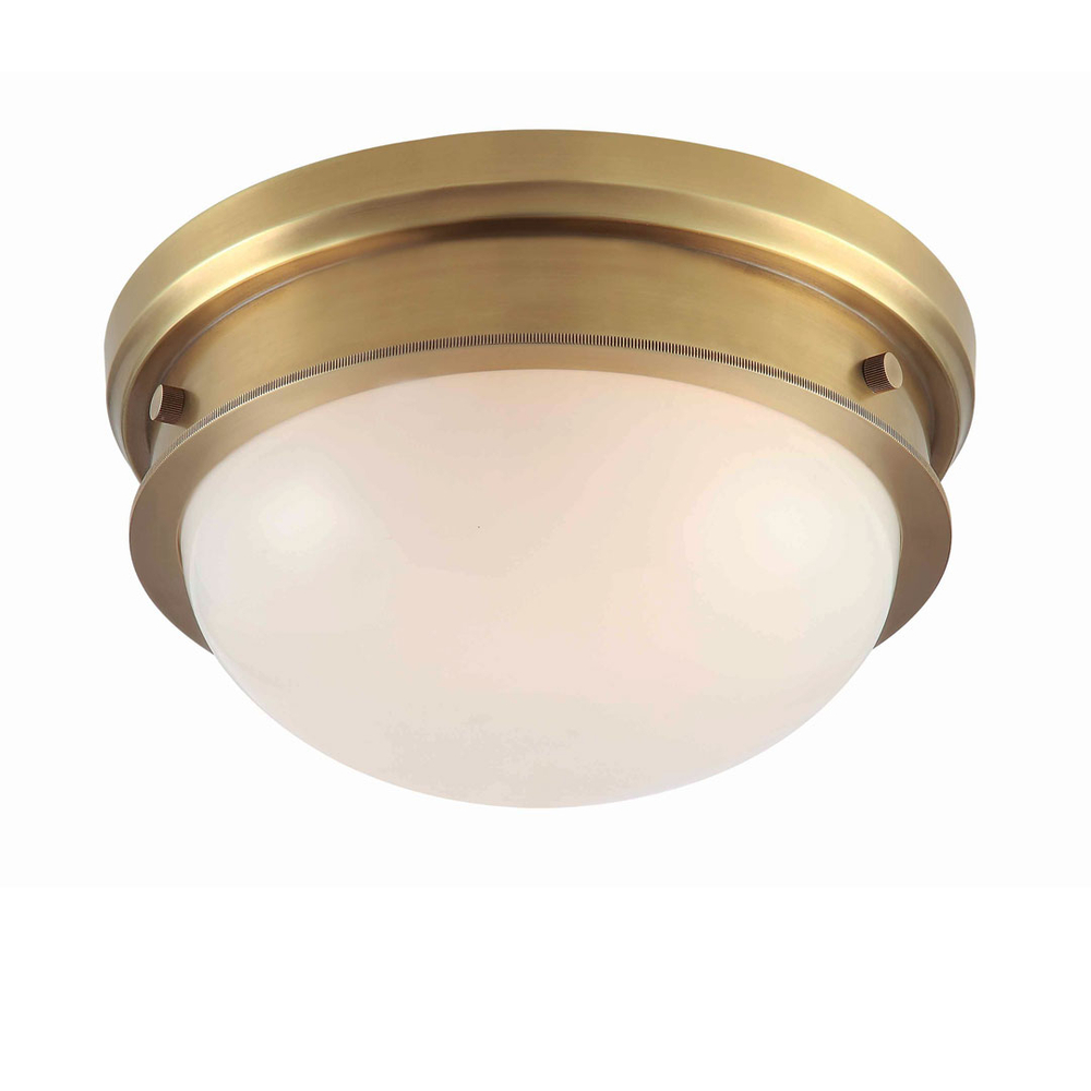 Потолочный светильник Cloyd PLAINY FM2 / Ø34 см - латунь (арт.10226)