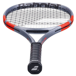 Теннисная ракетка Babolat Pure Strike 98 18/20 4-gen - grey/fluo strike + струны