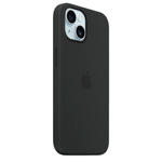 Силиконовый чехол с поддержкой MagSafe Apple Silicone Case для iPhone 15 Plus, Black (Черный)