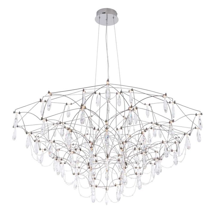 Подвесная светодиодная люстра Modelux Premium ML.5602.1200P СН