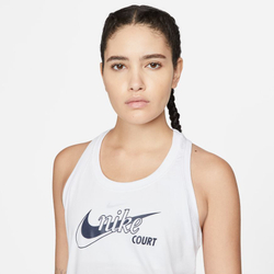 Женский топ теннисный Nike Court Dri-Fit Tank W - белый