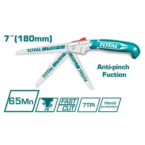 Складная садовая ножовка 180мм THFSW18026