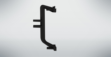 Уголок наружный для C профиля  №2 (черный)