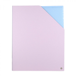 Папка архивная Alingar, A4, 330*250 мм, пластик, 1500 мкм, на резинке с 4 файлами, розовая