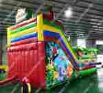 Коммерческий надувной батут "Мир сафари 2", 8*4*5 м