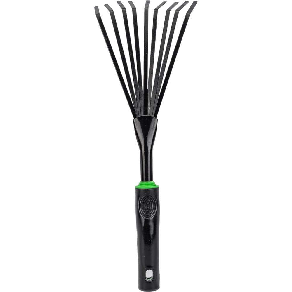 Стальные веерные мини-грабли для листьев, с пластиковой ручкой Gigant GVER-21