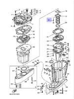 Болт с шайбой для лодочных моторов