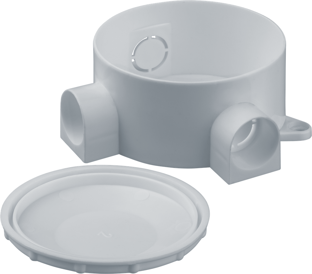 Коробка Navigator 93 759 NSS-DB-70-35-WH распаячная откр.монт.трехрожковая бел.