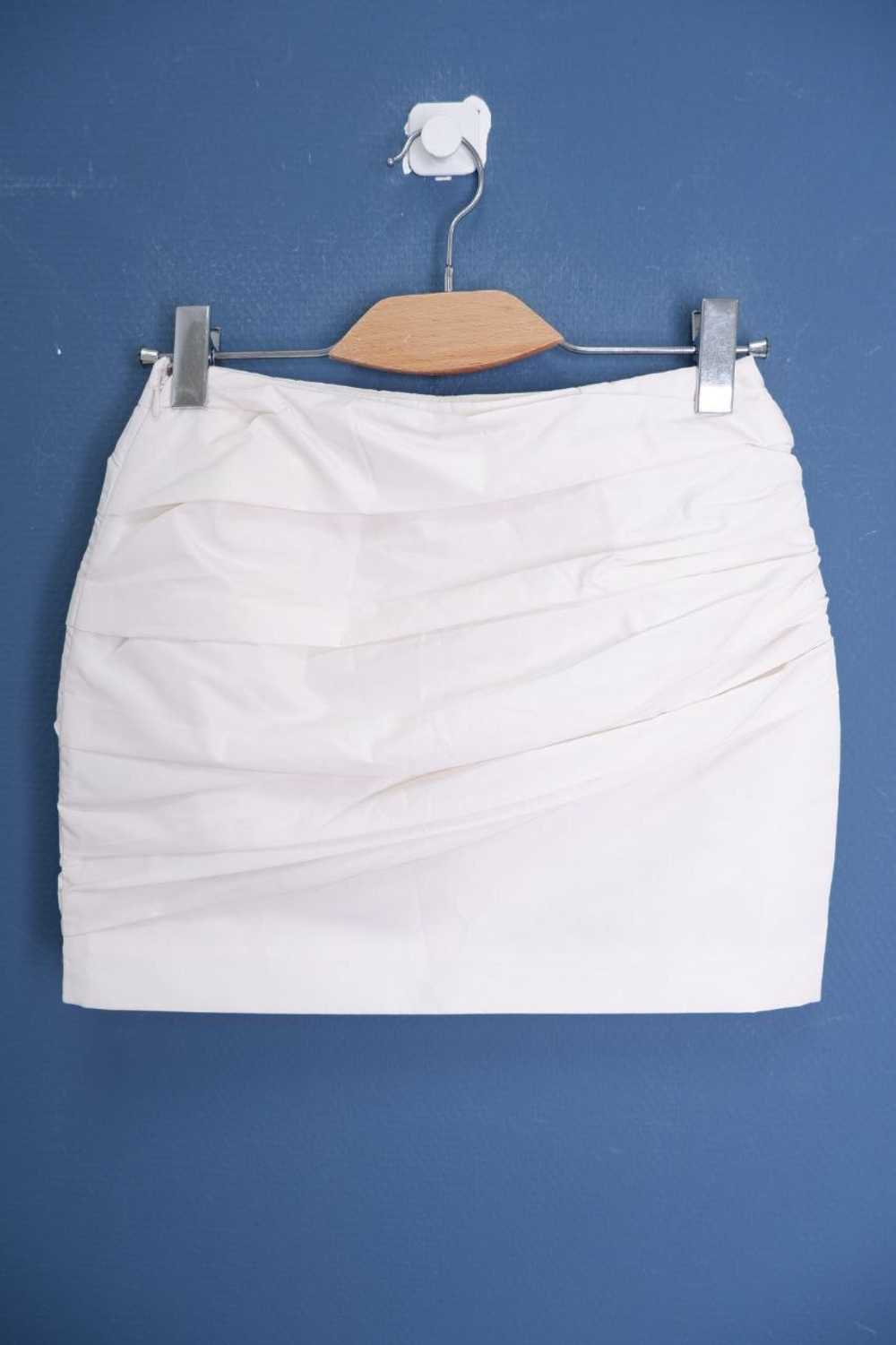 Юбка H&M белая мини 44 размер