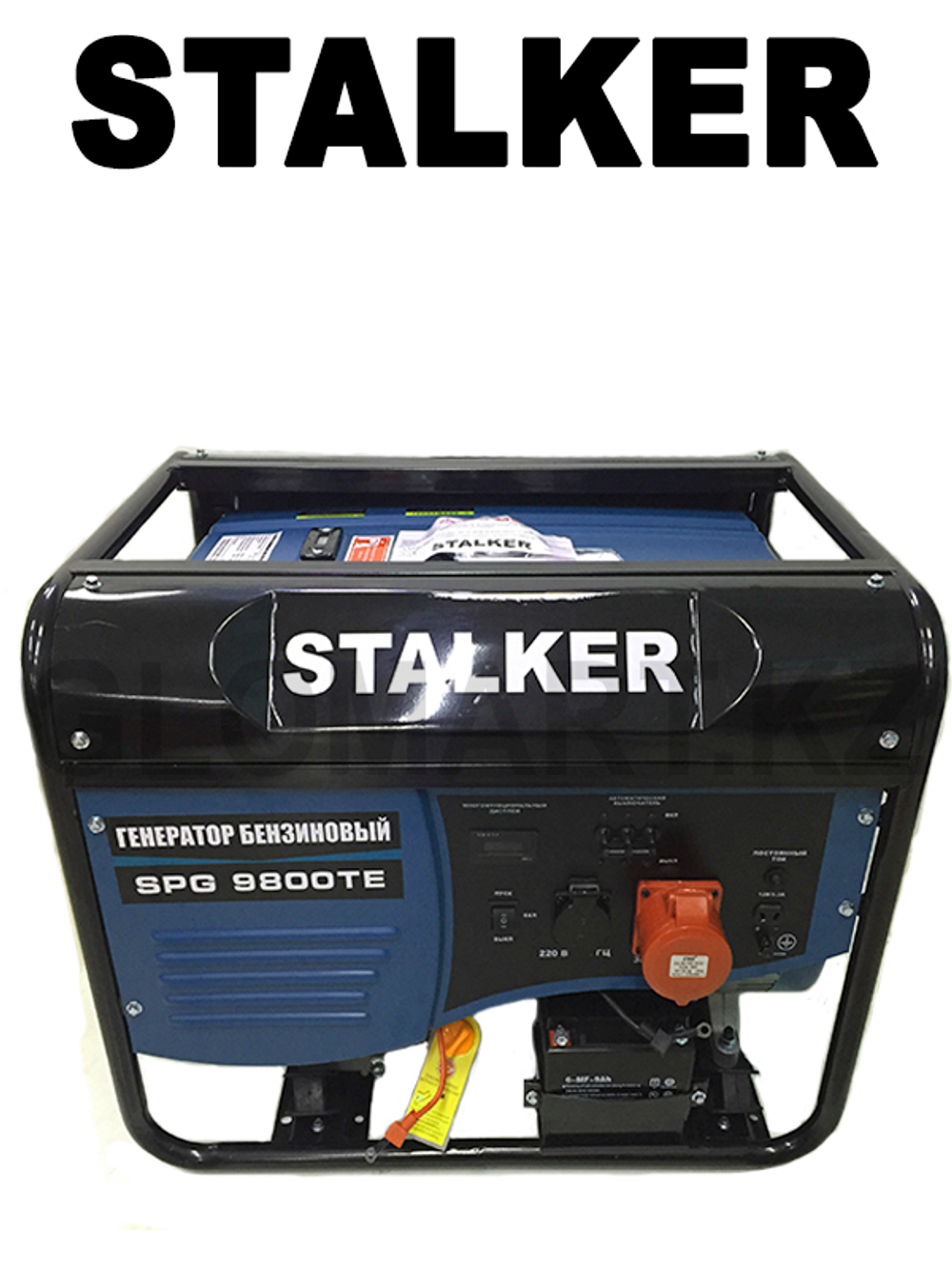 Бензиновый генератор STALKER SPG 9800ТЕ / 7кВт / 220/380В