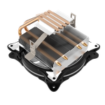 Кулер для CPU TESLA 1040RGB, 1х120мм, 1600rpm, 3-pin, Al+Cu, серебристый-черный-белый/RGB, 51.3CFM, 25.1дБ, 4-PIPE(прямой контакт), TDP 155Вт, INTEL 1700/1200/115x/775/1366, AMD AM5/AM4/AM3(+)/AM2(+)/FM2(+)/FM1/754/940/939 (TSL-1040-RGB)