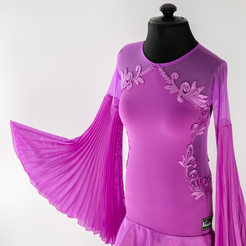 платье с гофре