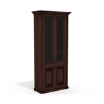 Шкаф для документов со стеклом Dan-57 ДАНТЕ(DANTE)