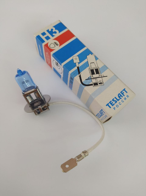Лампа галогенная H3 (55W 12V SW) ксенон 142738 TESLAFT (1шт)