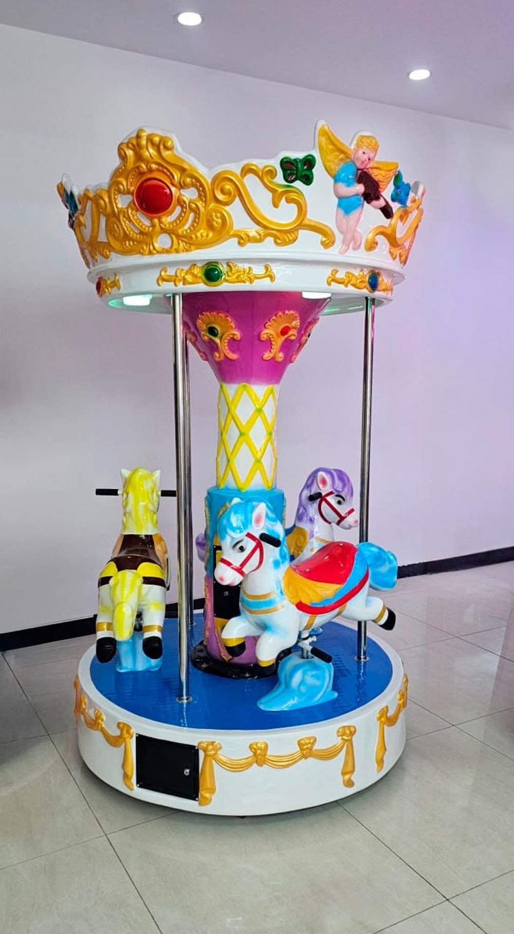 Детская карусель «Веселый мир»