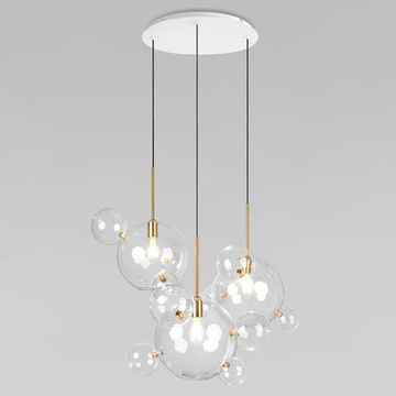 Подвесной светильник 3*Е27 2034-D3 прозрачный Bolle  LOFT IT