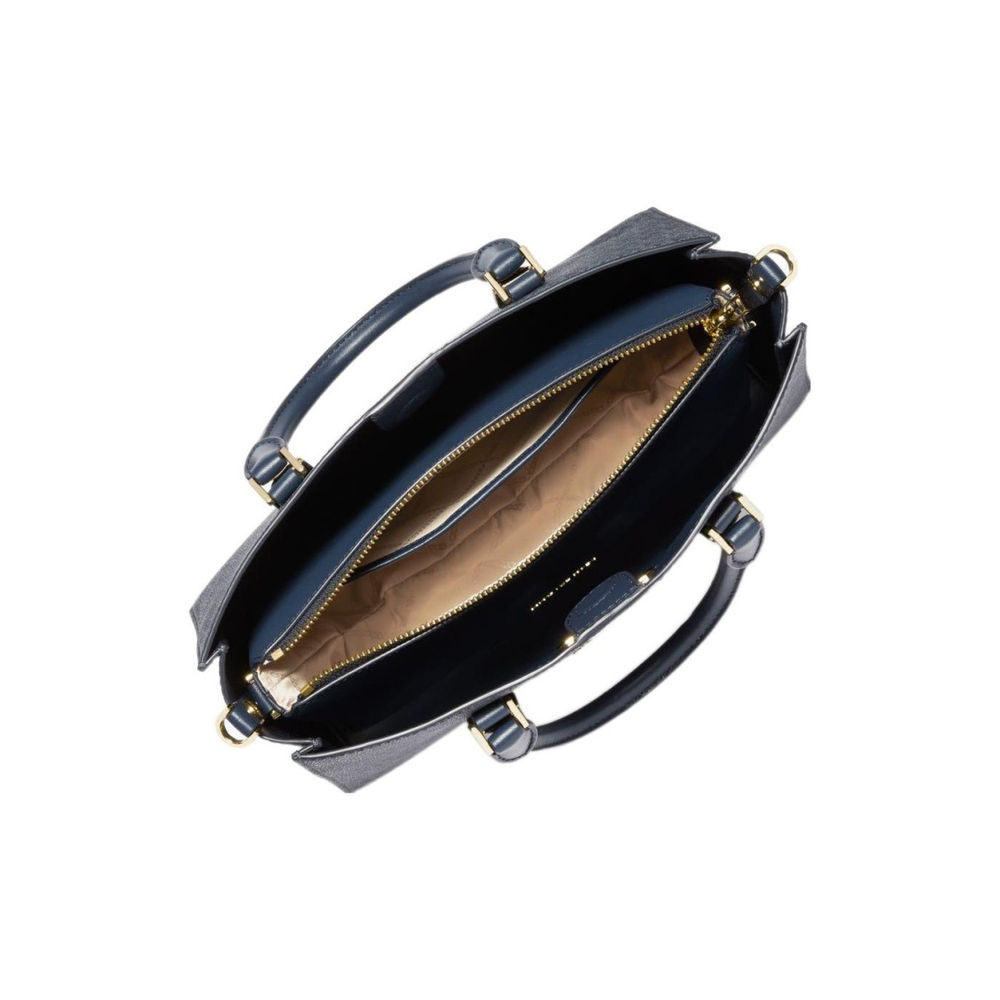 Michael Kors Sally Medium 2-in-1 Logo and Faux Leather Satchel