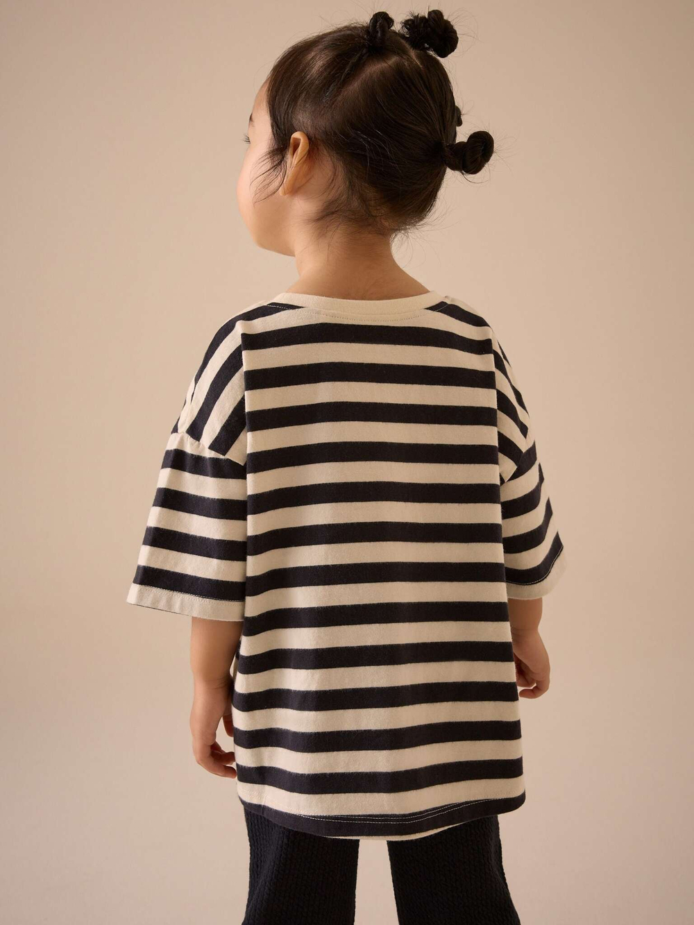 Футболка для девочки Next E46-546, Черный, Белый