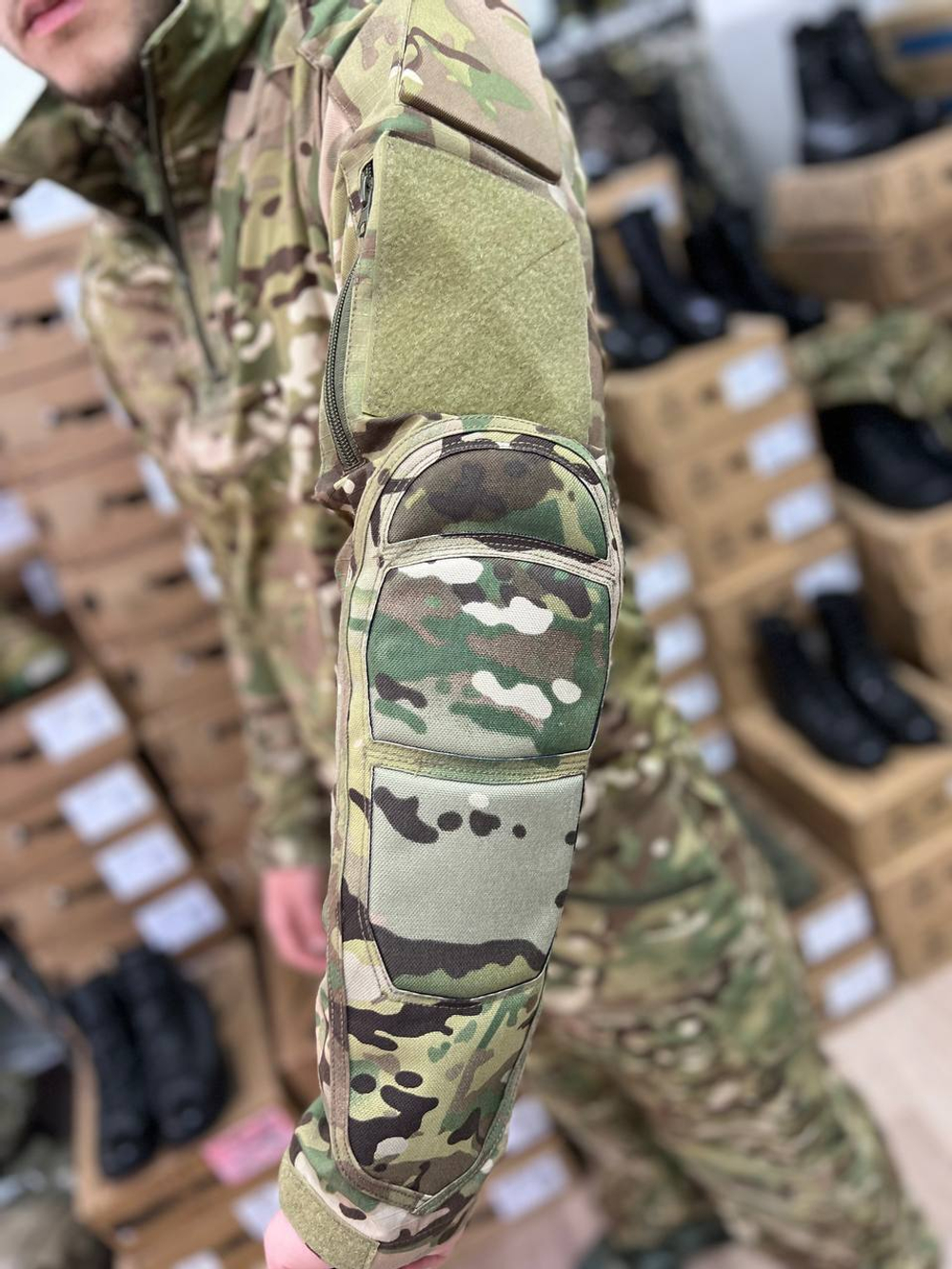 Тактический костюм G3 с защитой локтей и коленей / мультикам /