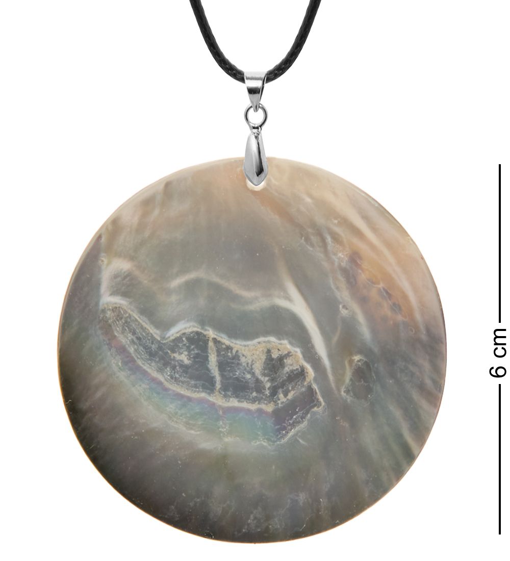 ШК-55/180-D Кулон из перламутра «Кот»