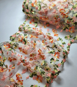 Вышивка на сетке цветочный луг К108