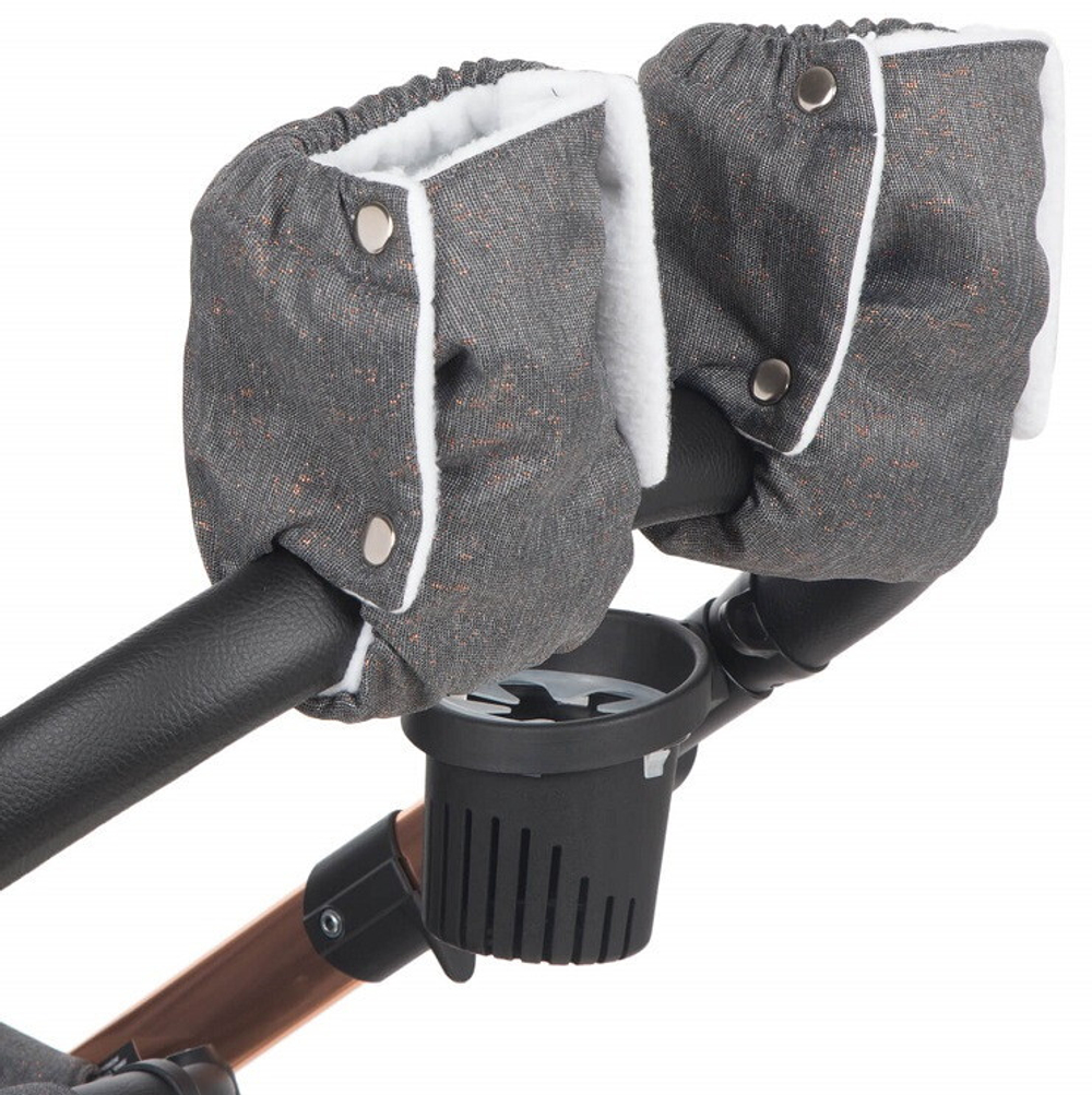 Детская коляска Adamex Chantal Star Collection 2 в 1 STAR004 серый+роз.золото