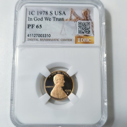 Монета США 1 цент (cent) 1978 год "Мемориал Линкольна" DNC